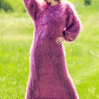 SuperTanya purple mohair dress