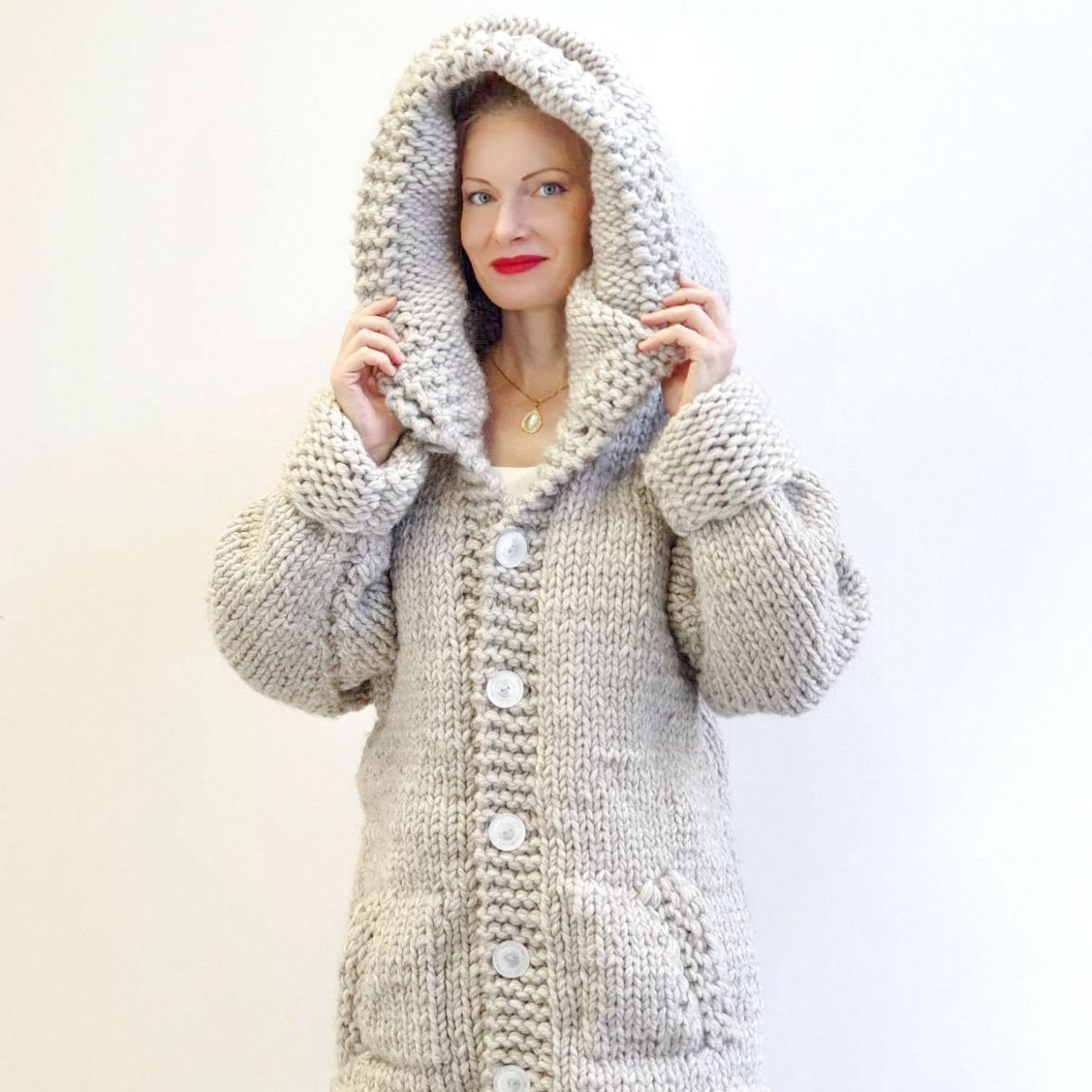 3 LAYER CARDIGAN / BEI