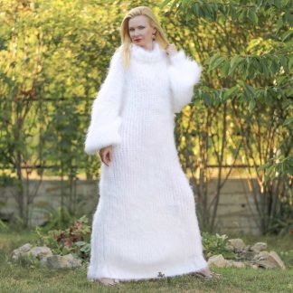 sleeveless v neck sweater dress Tie Front V-Neck Sleeveless Slit Sweater Dress main image 1