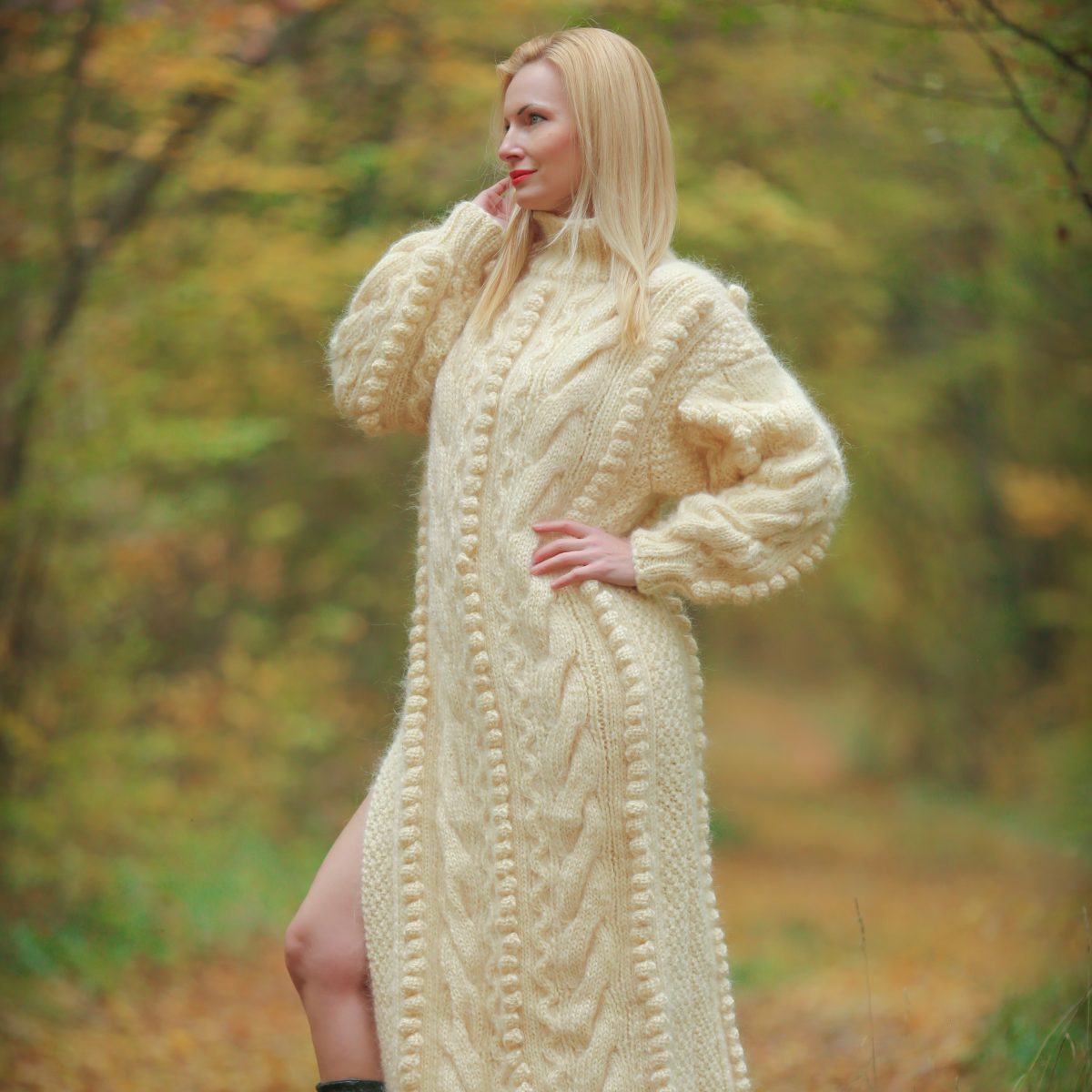 drapey knit dress Lanetta jersey-knit draped maxi dress, XS / White main image 1